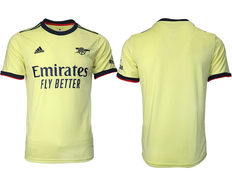 Men 2021-2022 Club Arsenal away aaa version green blank Soccer Jersey->customized soccer jersey->Custom Jersey